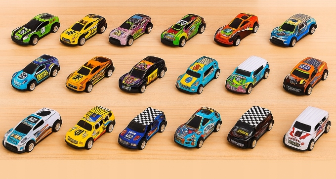 Адвент-календарь Mini Racers, 24 инерционные машинки — фото 6