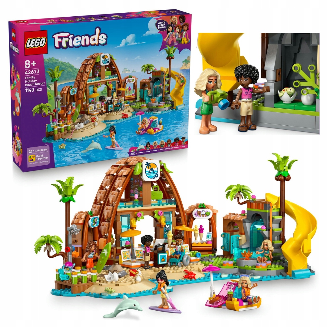 Lego Friends 42673 Rodinná dovolená na pláži