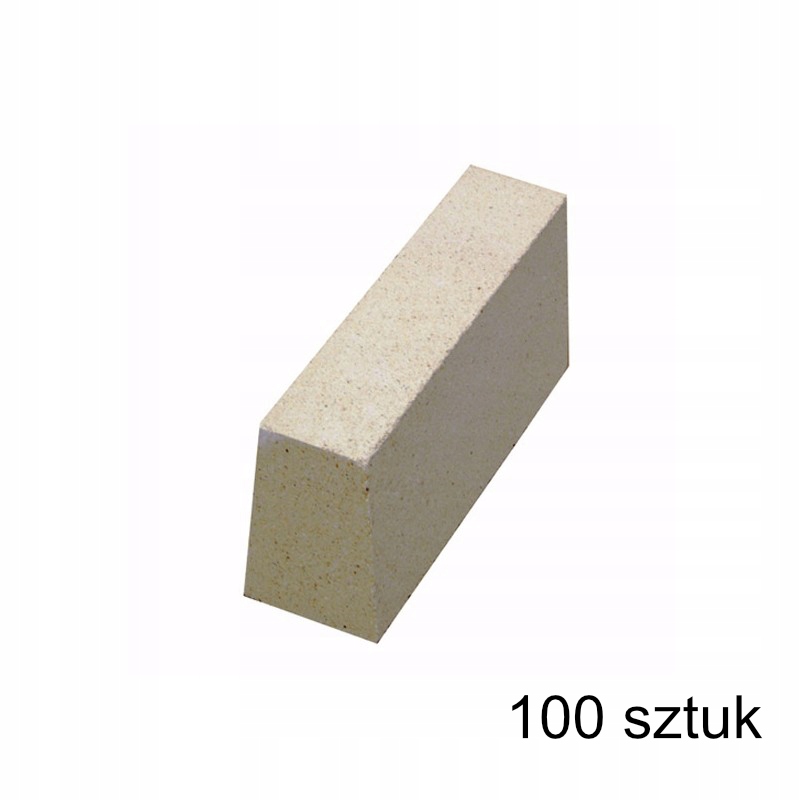 Šamotový klín 230 x 114 mm pro udírnu pece kopule oblouku 100 kusů