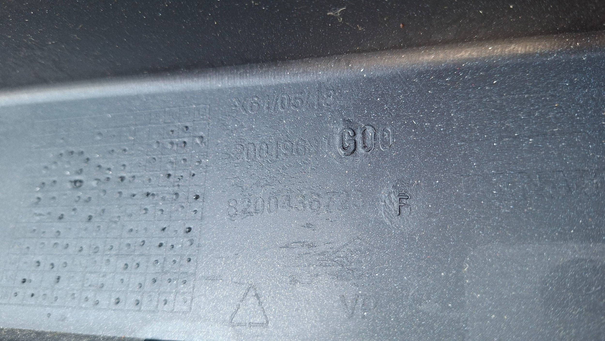 bumper rear part 8200436723 RENAULT KANGOO II CITAN and complete without PDC 07-2021