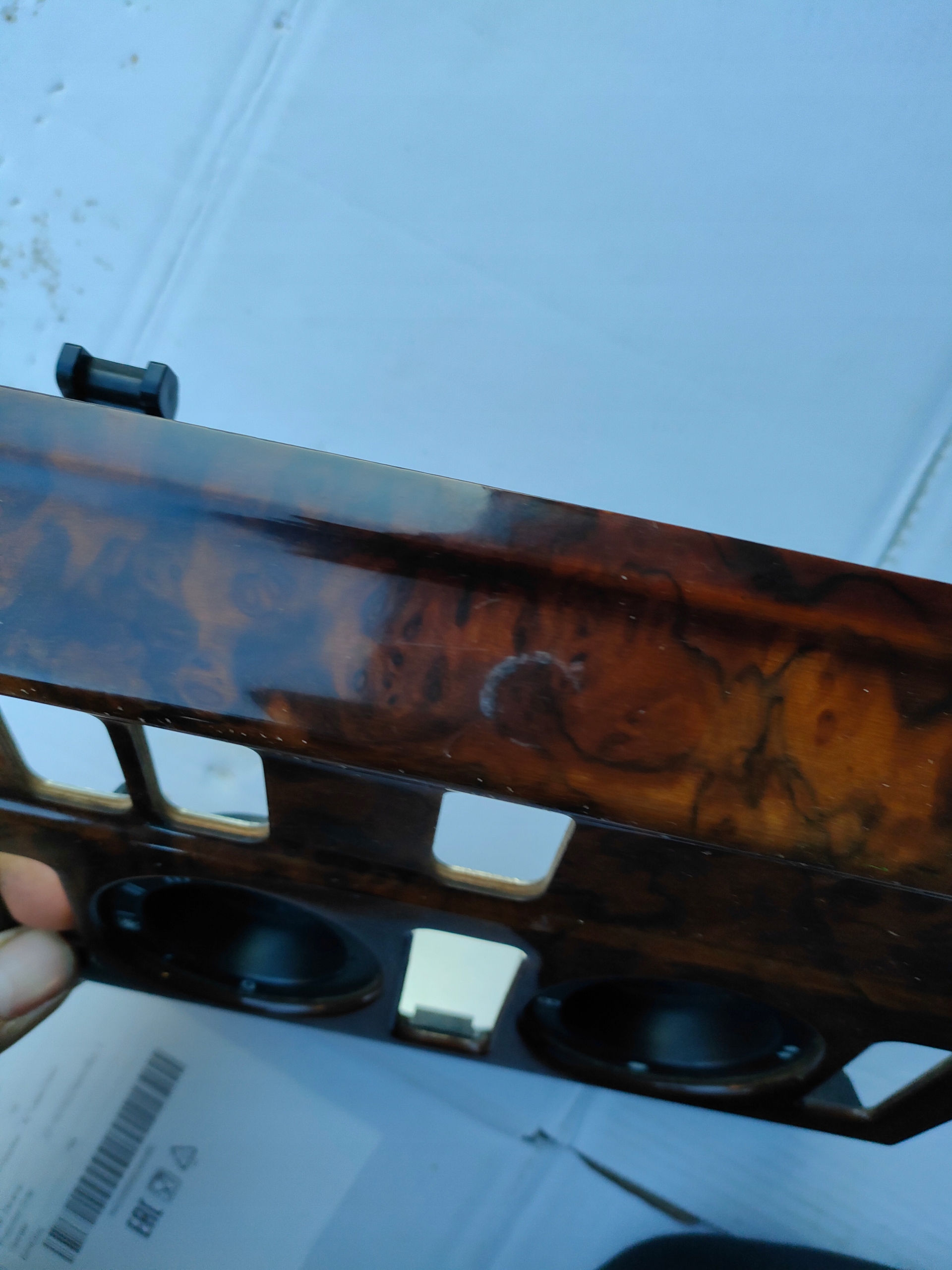 PANEL RÁM dřevo DEKOR PANELU klími klimatizaci MERCEDES W124