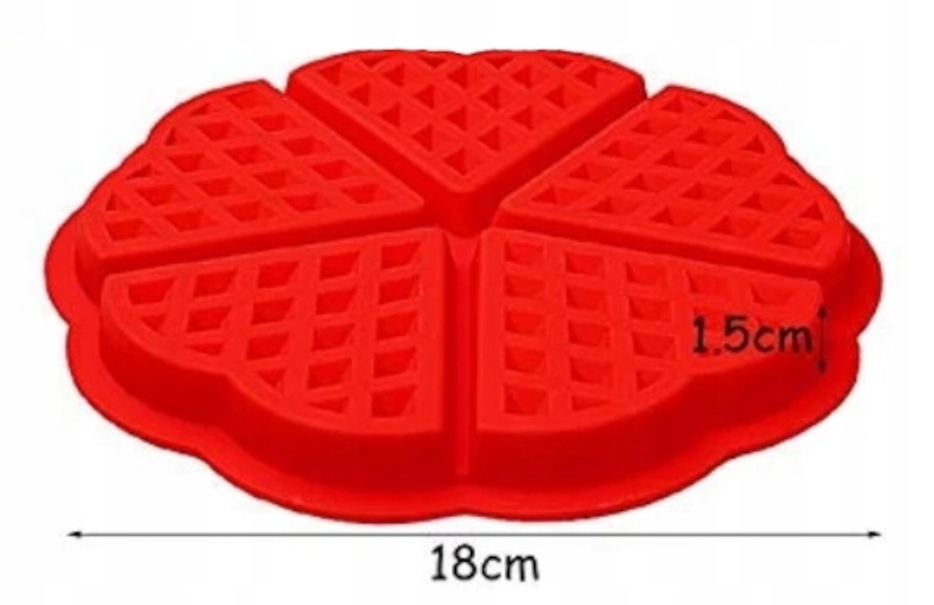 Forma gofry placki wypiek omlet bez tłuszczu mydło Kod produktu silico-flat