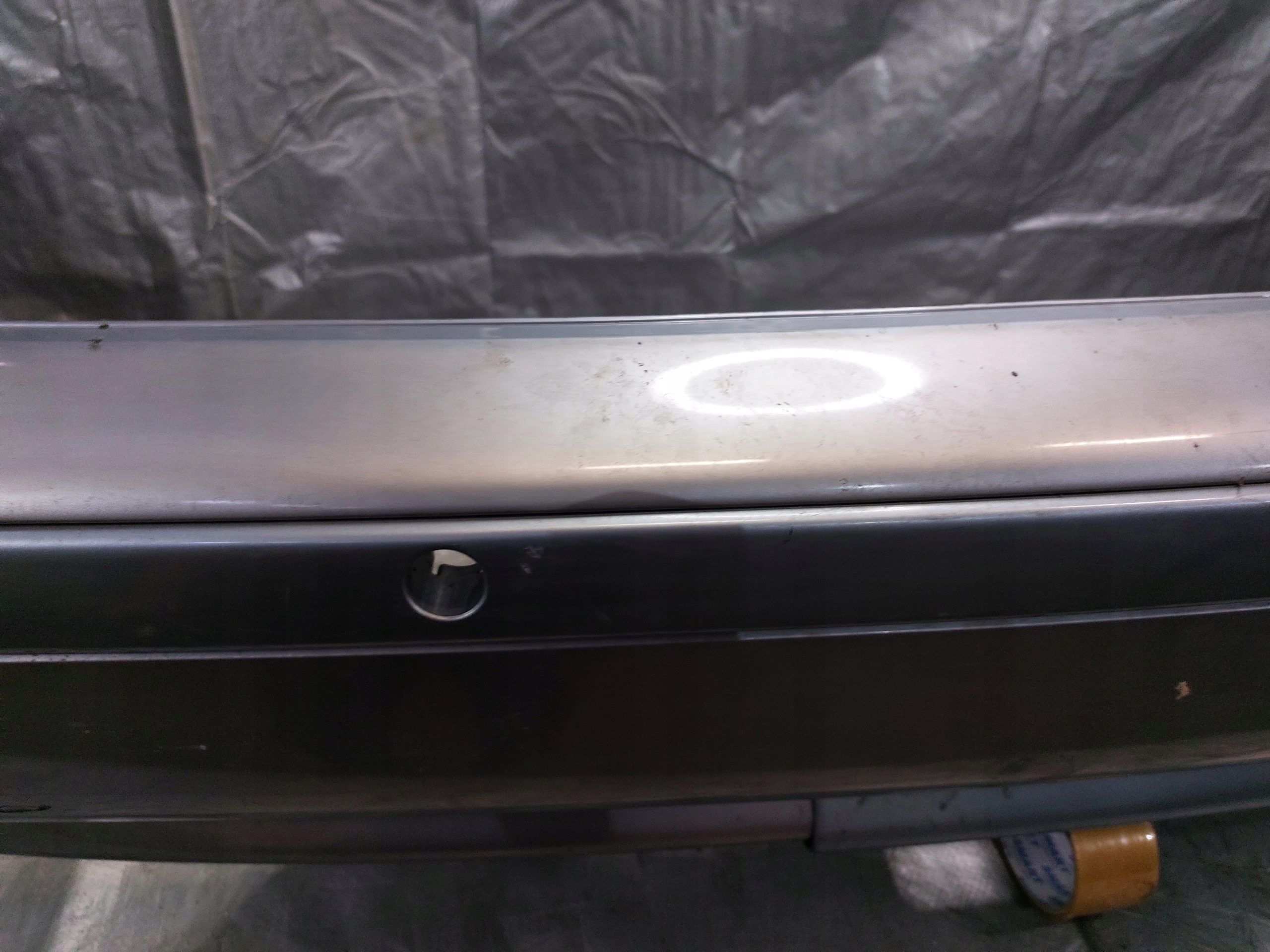 bumper rear part BMW E39 sedan LIFT ARCTIC SILVER