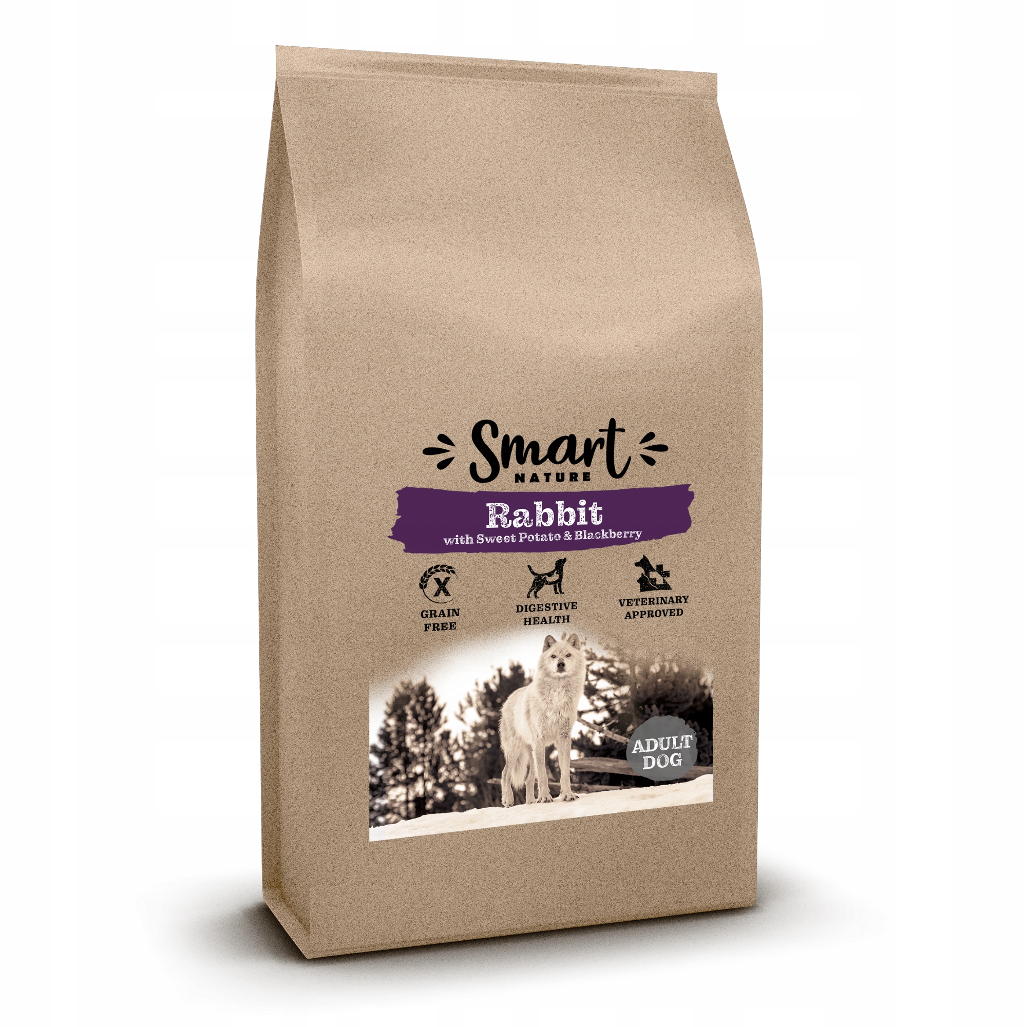 Levně Smart Nature Holistic Dog Sensitive Rabbit 12kg krmivo bez obilovin pro psy