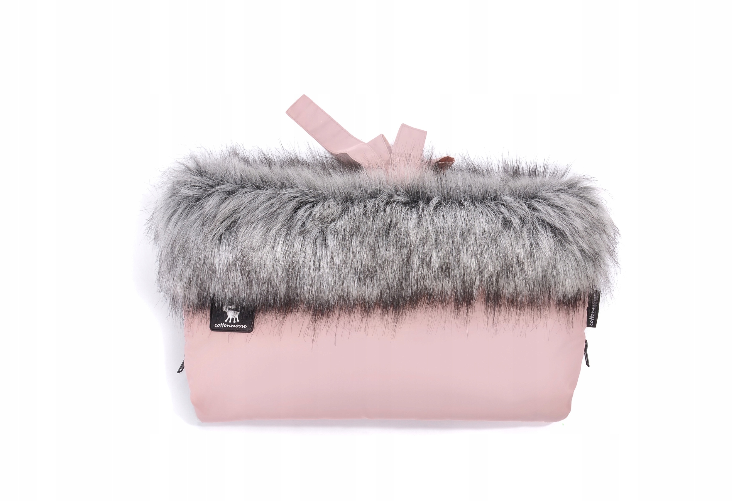 COTTONMOOSE MUFKA PUDROWO-RÓŻOWA