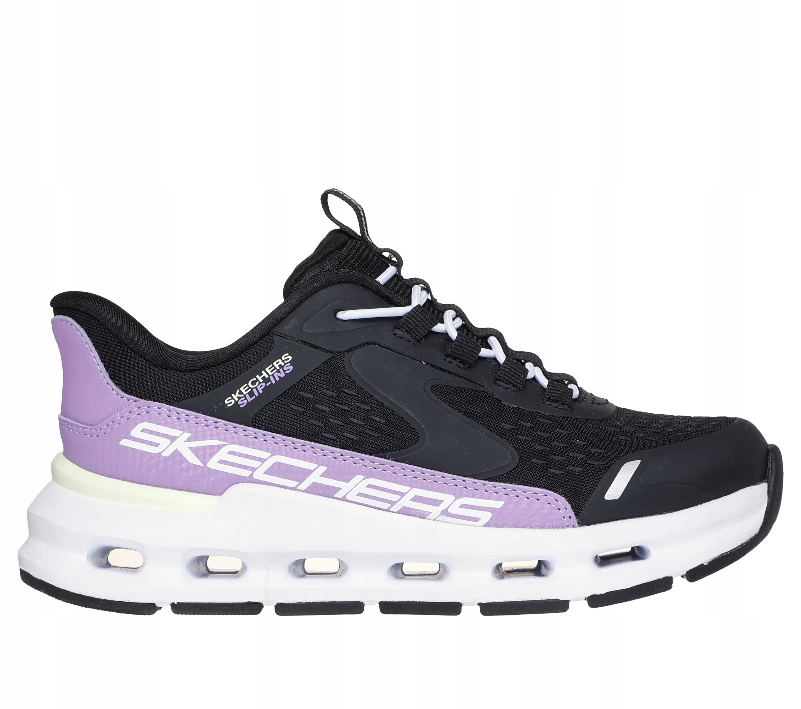 pro mládež boty Skechers Slip-ins: Glide-Step Vista Lane černá/fialová