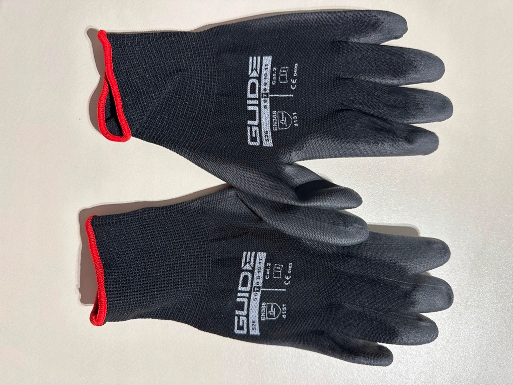 RĘKAWICE ROBOCZE GUIDE 526 GUMOWANE CZARNE R. 7