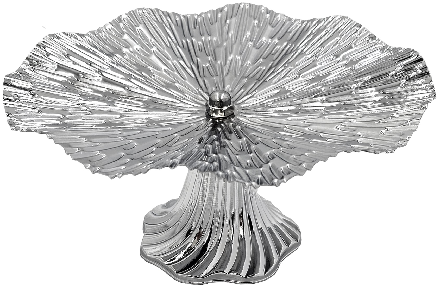 PATERA CIASTA BABECZKI OWOCE BC3862 SILVER Ø22 CM