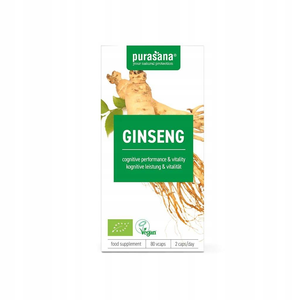 Ženšen Bio (300 mg) 80 Kapslí Purasana