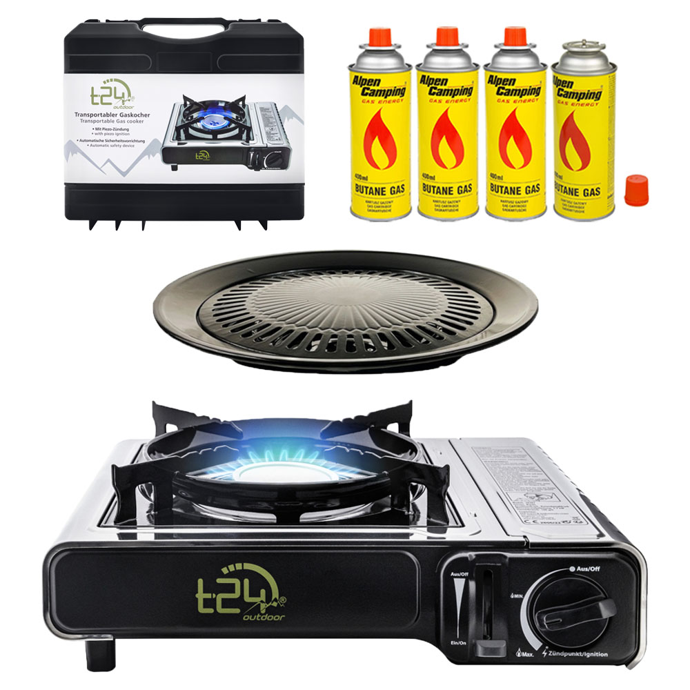 

Kuchenka Turystyczna gazowa Inox GRILL+4 Kartusz