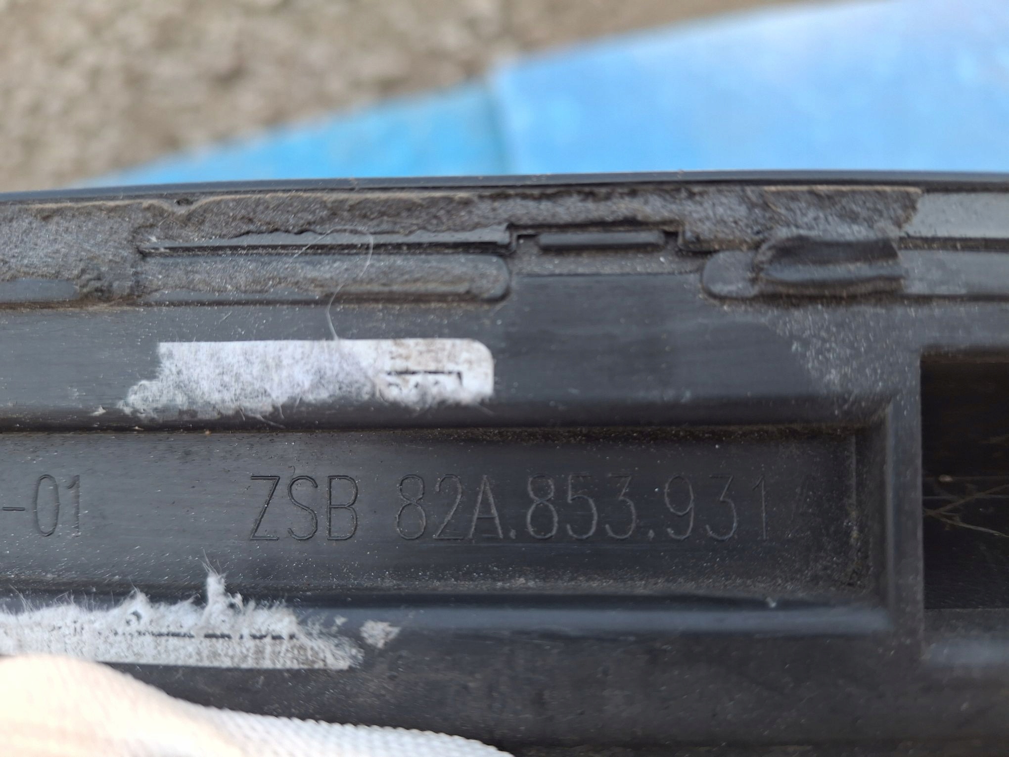 moulding threshold right threshold AUDI A1 II S-LINE 2018R->
