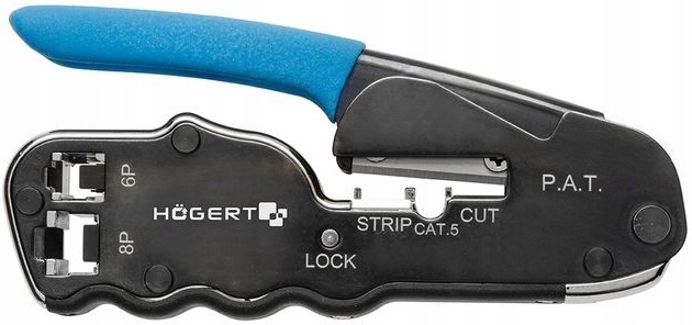 

Hogert HT1P172 Zaciskarka Do Końcówek Telefoniczny