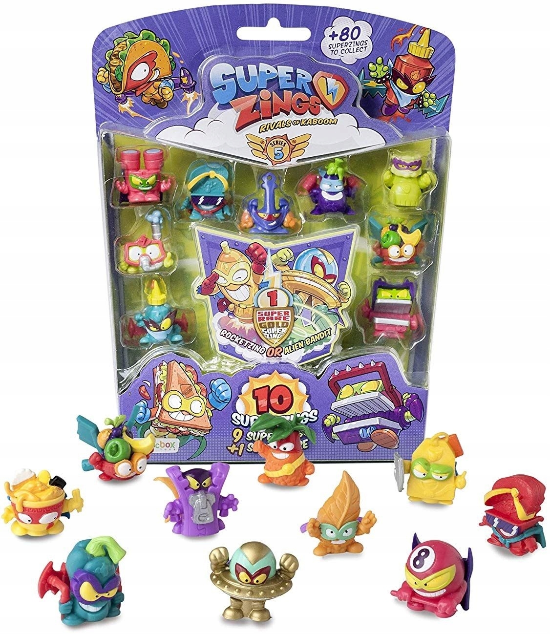

Zings 10 Figurek 5 Seria 1 Złota Superzings