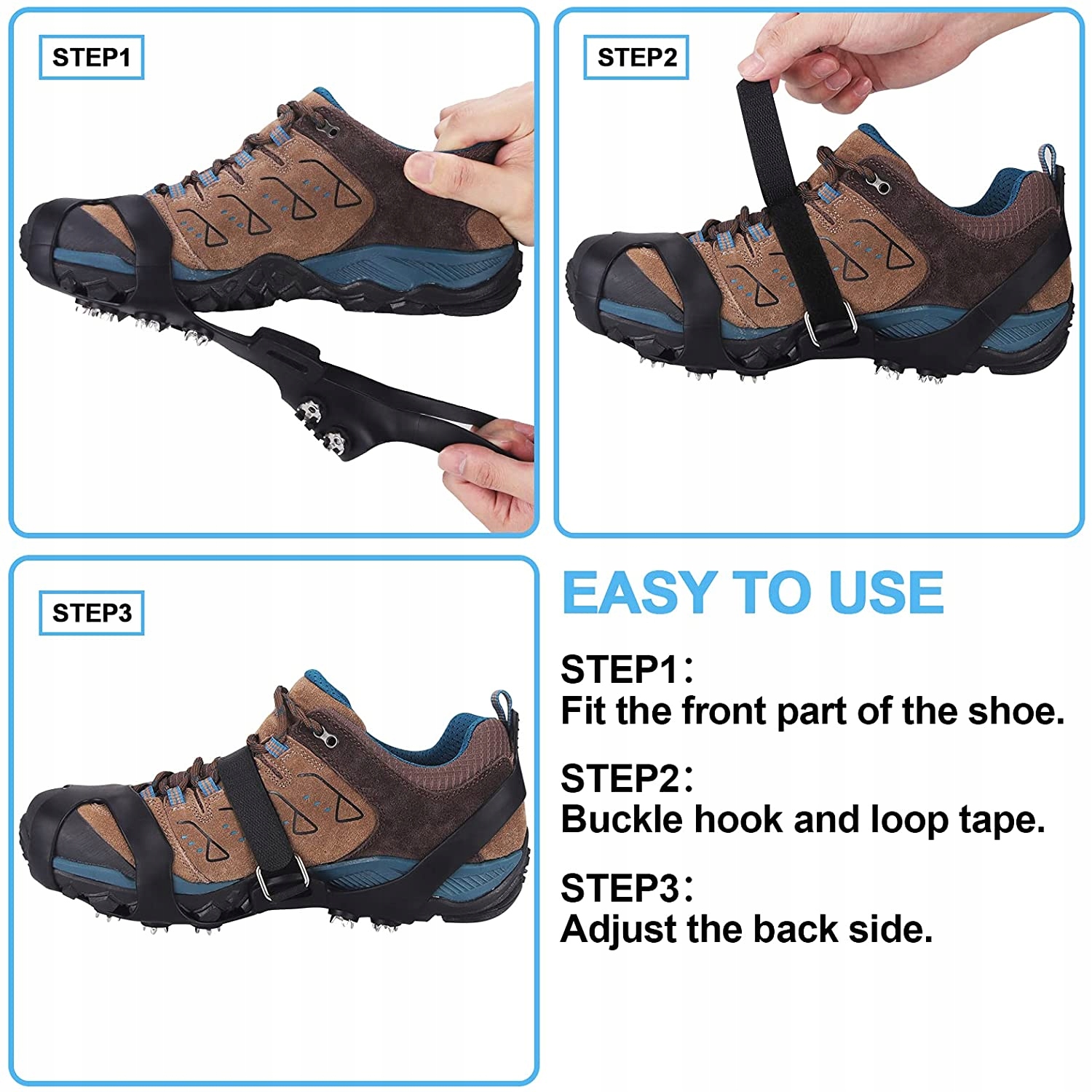 RAKI NA BUTY KOLCE ANTYPOŚLIZGOWE ŚNIEG L 40-44 Marka inna