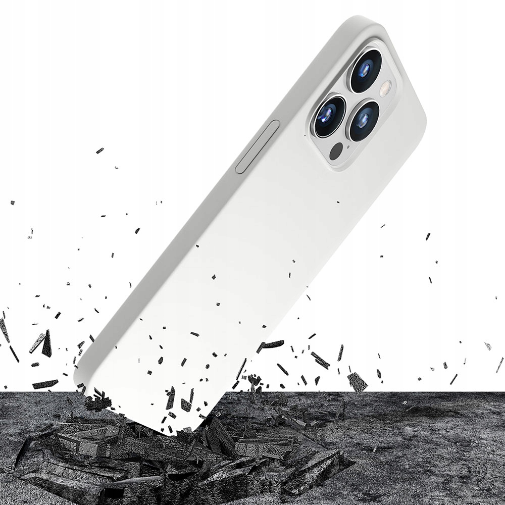 White Case for iPhone 15 Pro Max 3mk HARDY Case Manufacturer's code PROTECTIVE CASE FOR THE BACK