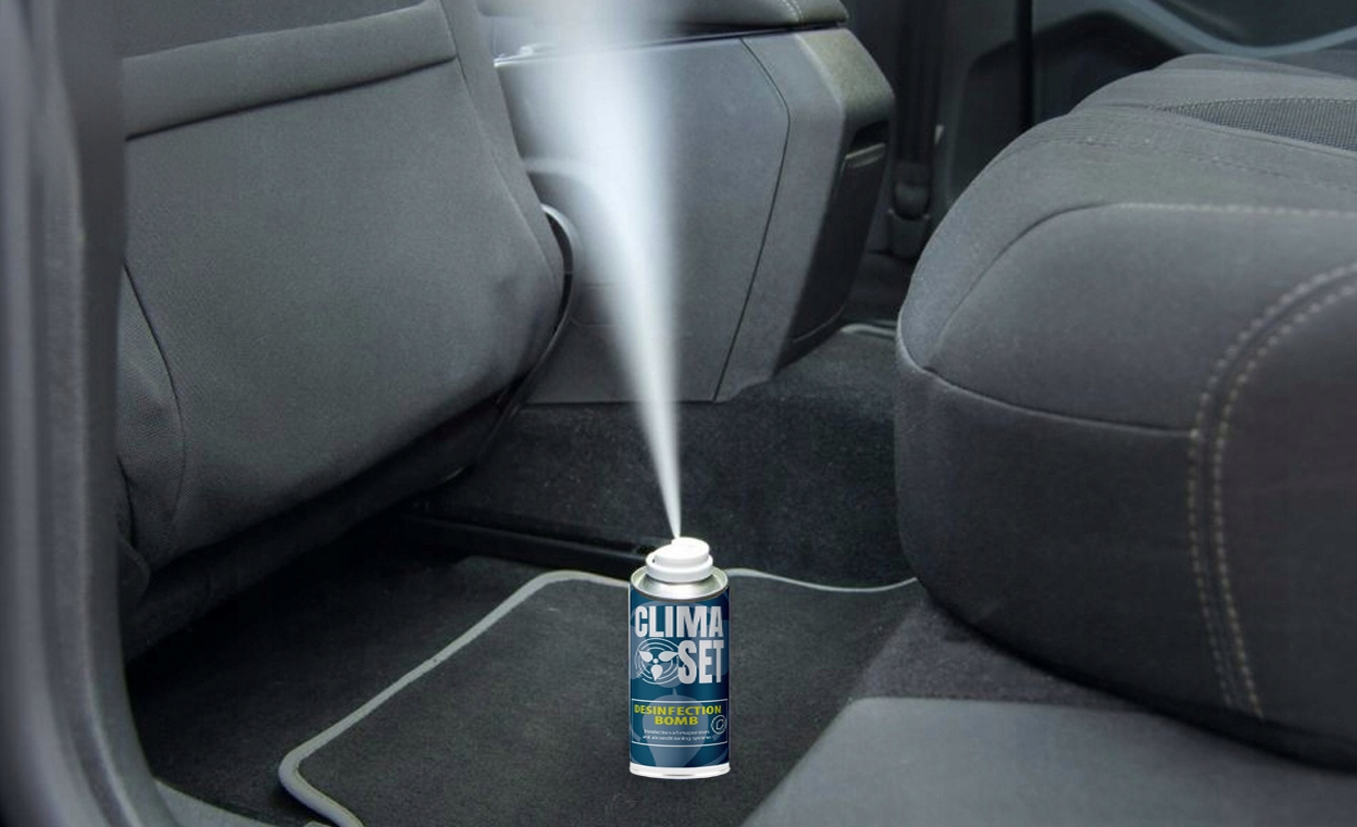 3x BOMBA ODŚWIEŻACZ DO DEZYNFEKCJI KLIMATYZACJI GRANAT 200ml CLIMASET Producent ClimaSet