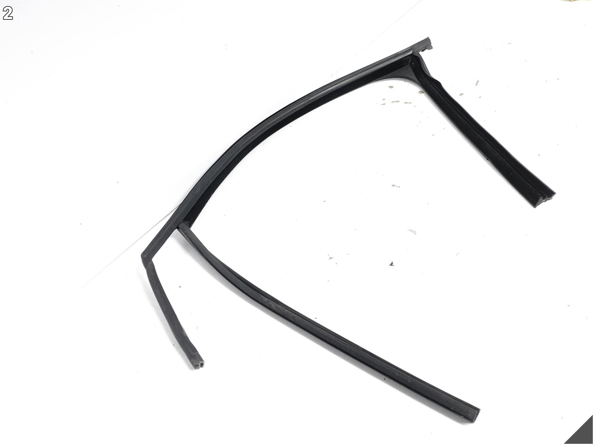 VW CADDY III 3 2K0 03-20 gasket windows frame cover door left front