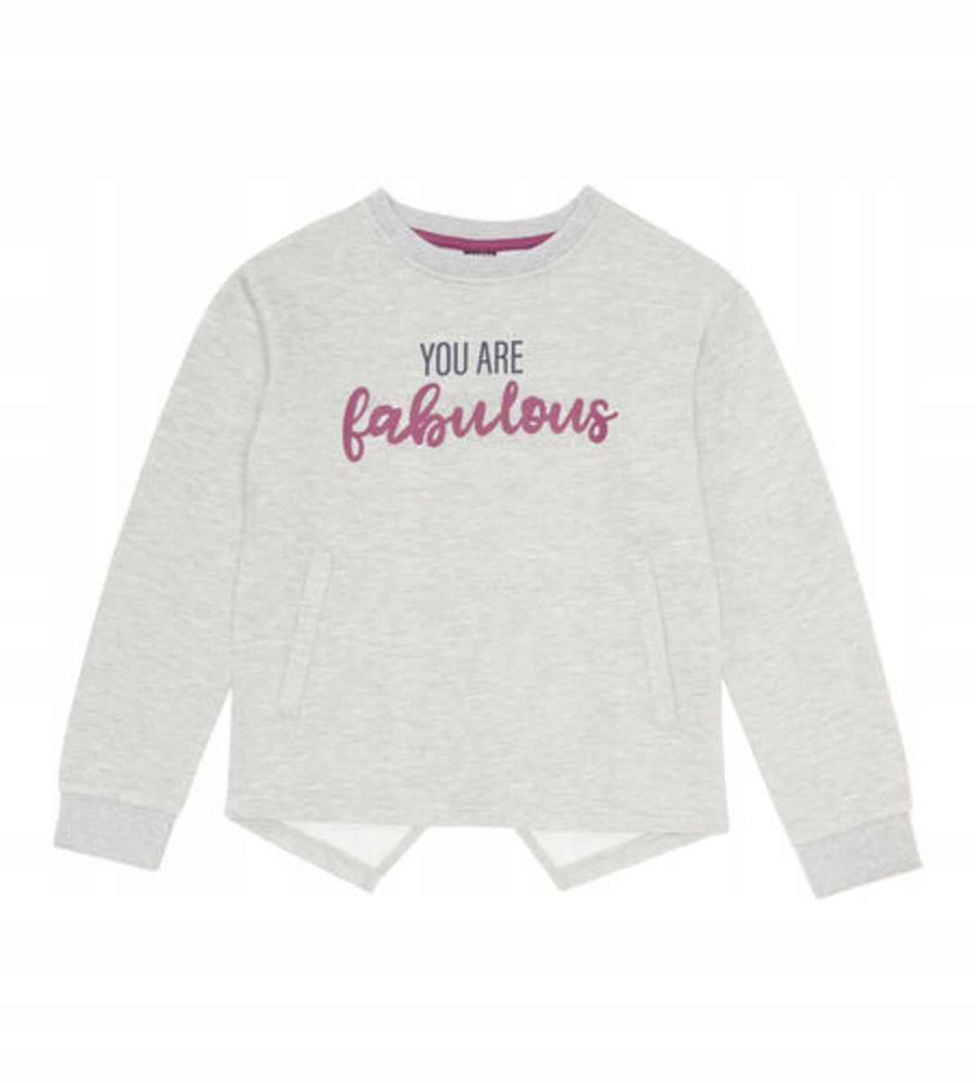 

Yfk Bluza dziewczęca nadruk brokat 128 cm