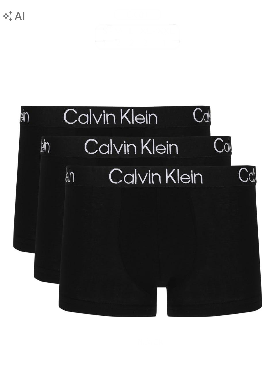 Calvin Klein Spodní Prádlo Boxerky (3 Páry) Black/černé, velikost M