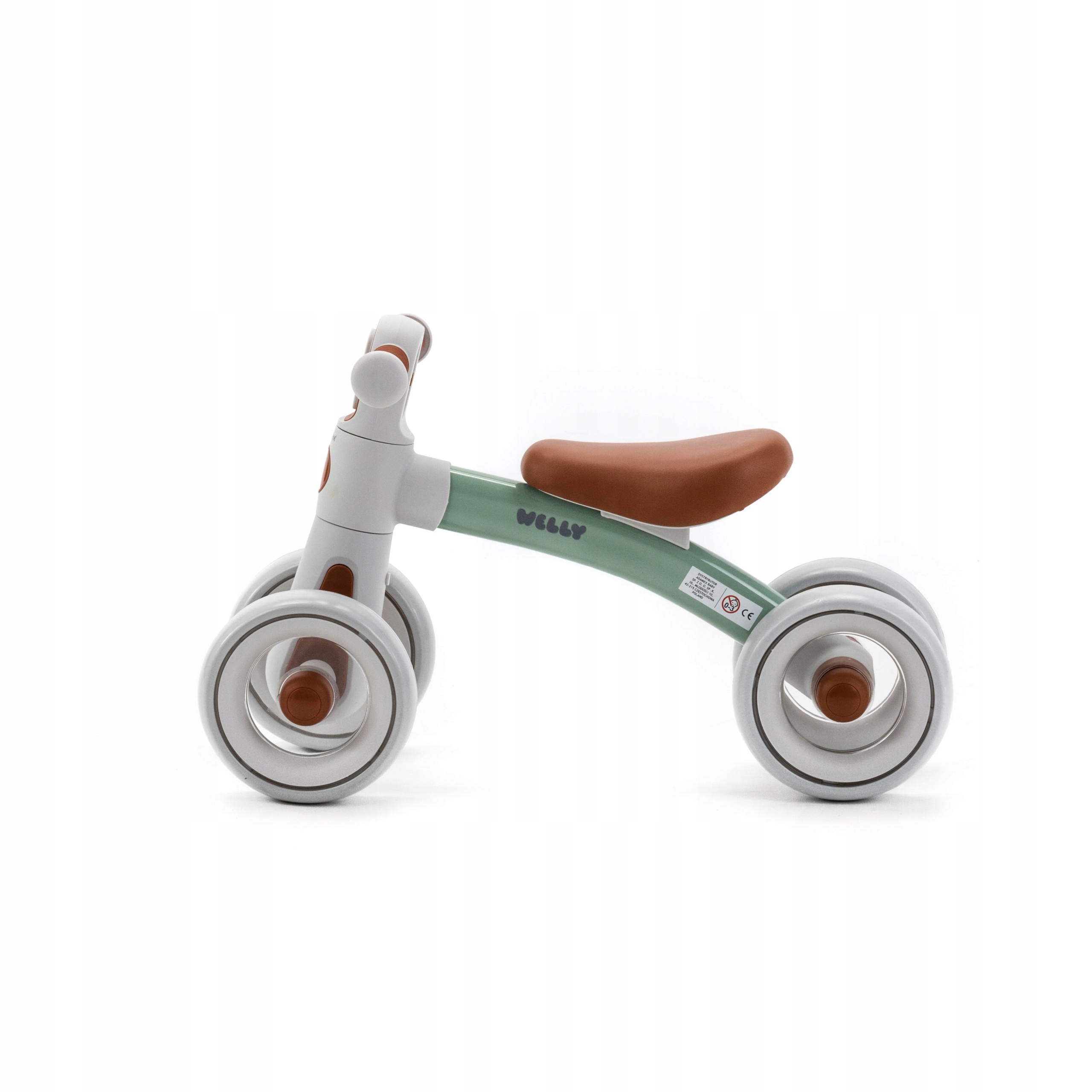 Adamex rowerek biegowy jeździk Welly 4-kołowy Carmel & Mint 12-24m