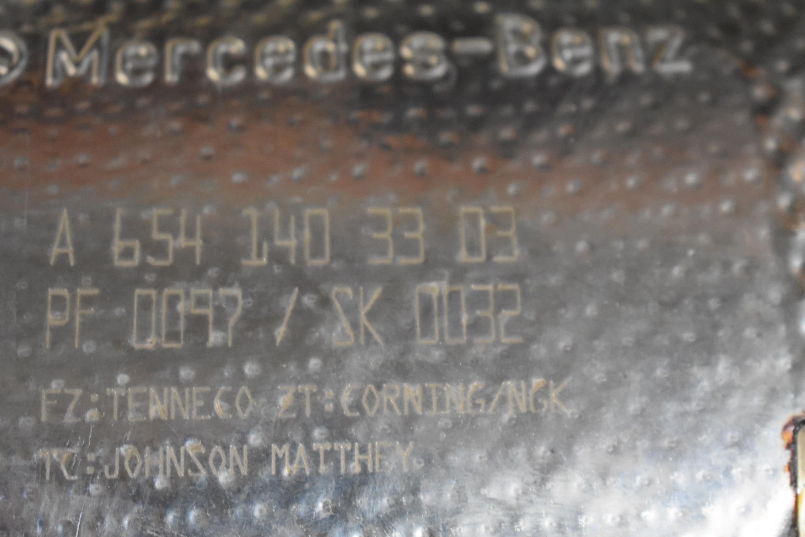 perfetto stato convertitore catalitico catalizzatore DPF + sensore MERCEDES W214 A6541403303 1