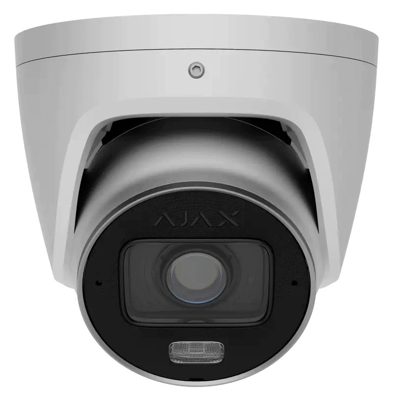 Ajax Systems TurretCam Hlvf 5MP Ai kamera Ip PoE motozoom biała