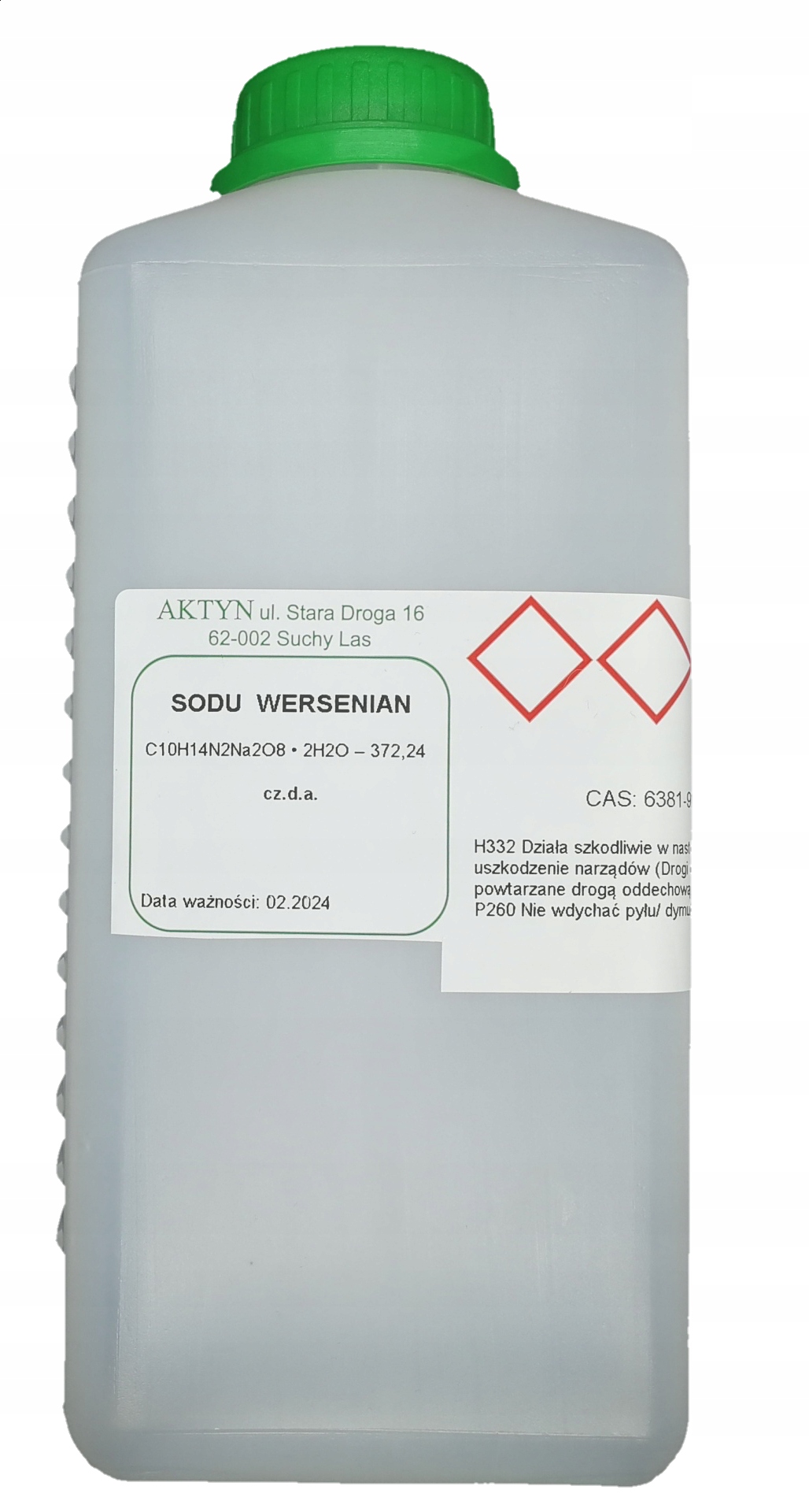 

Edta Wersenian Dwusodowy cz.d.a. 500g