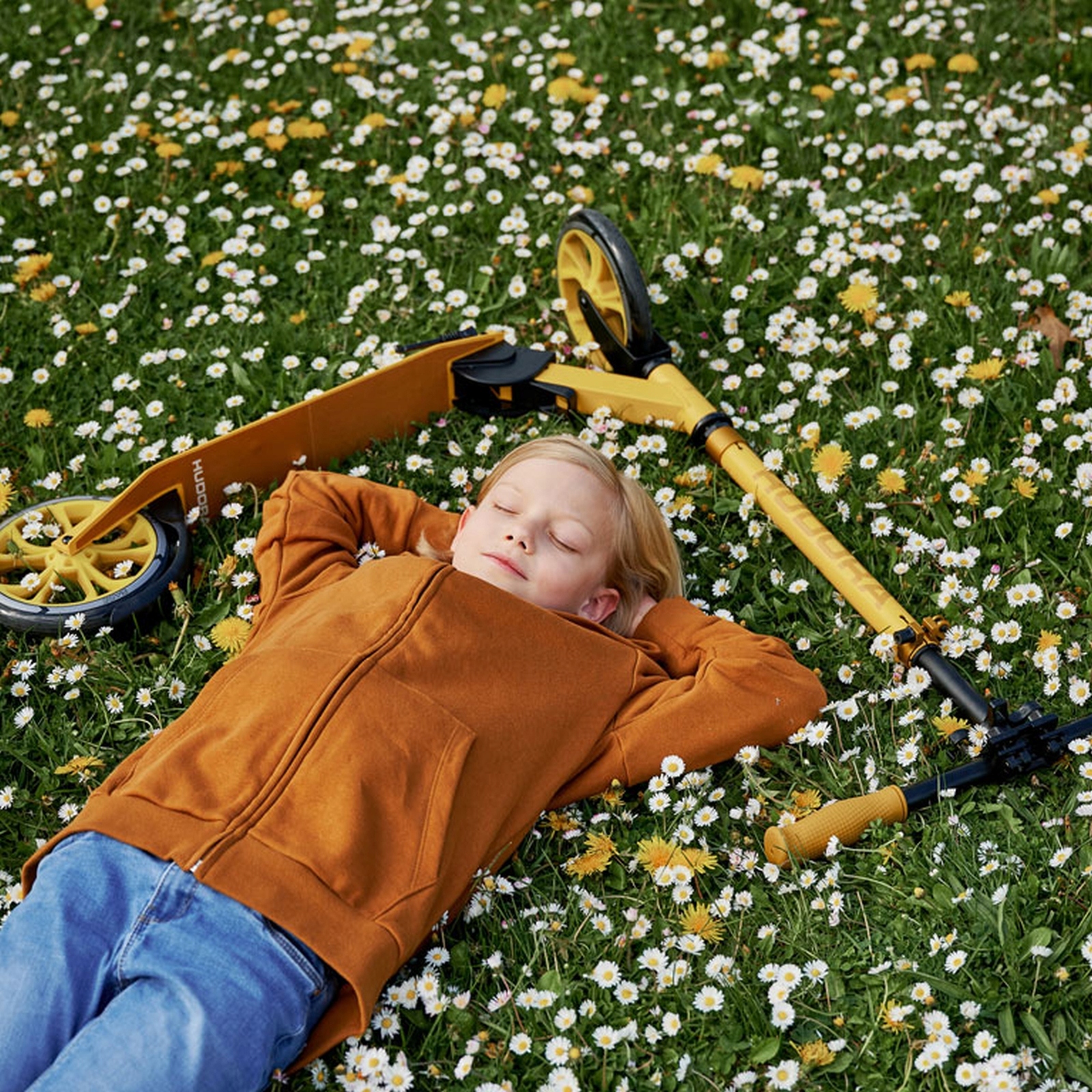 HULAJNOGA HUDORA BIGWHEEL UP 200 ŻÓŁTY Marka Hudora