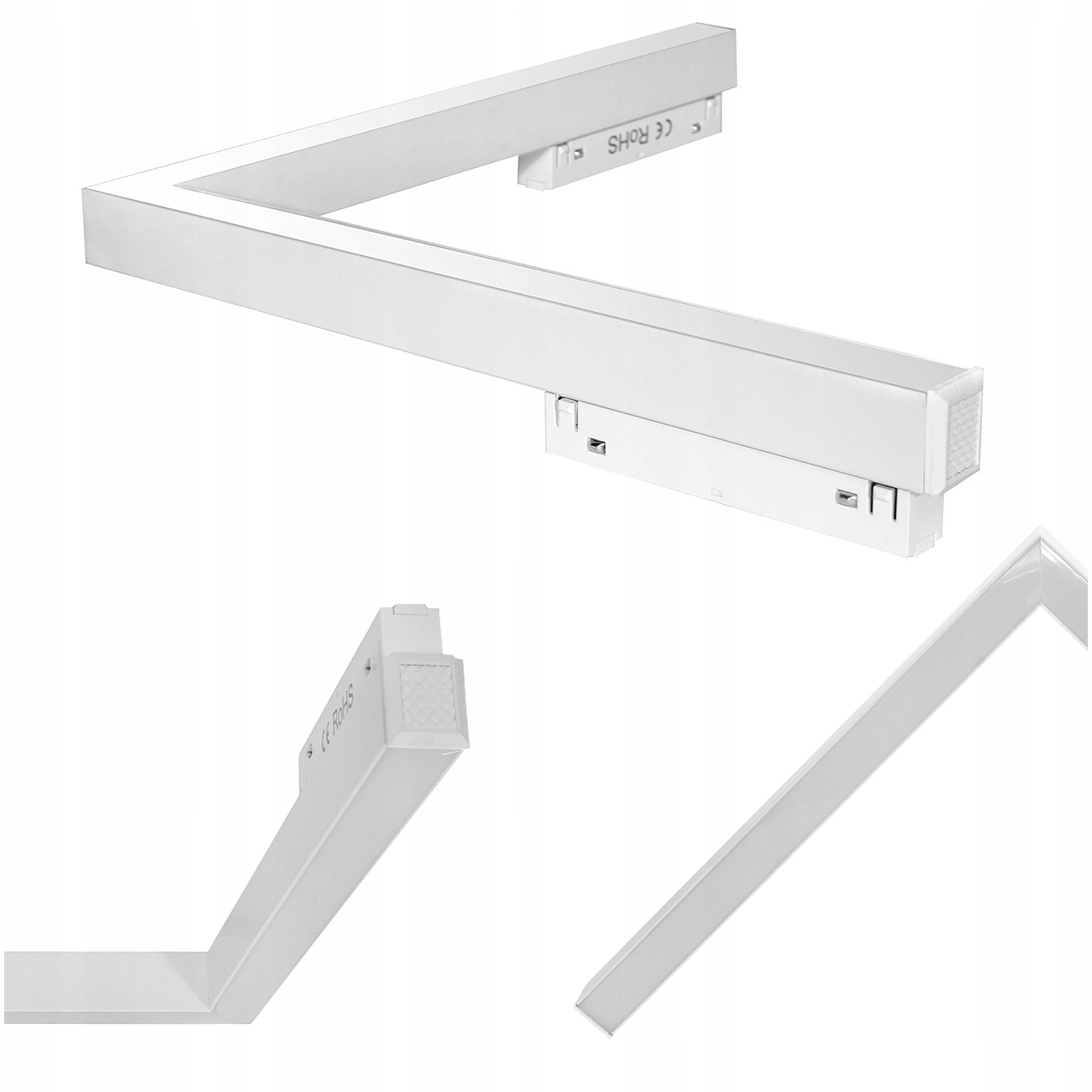 Magnetická Rohová Lampa Biela Inteligentné Ovládanie Robustná DDCX-B12-TY