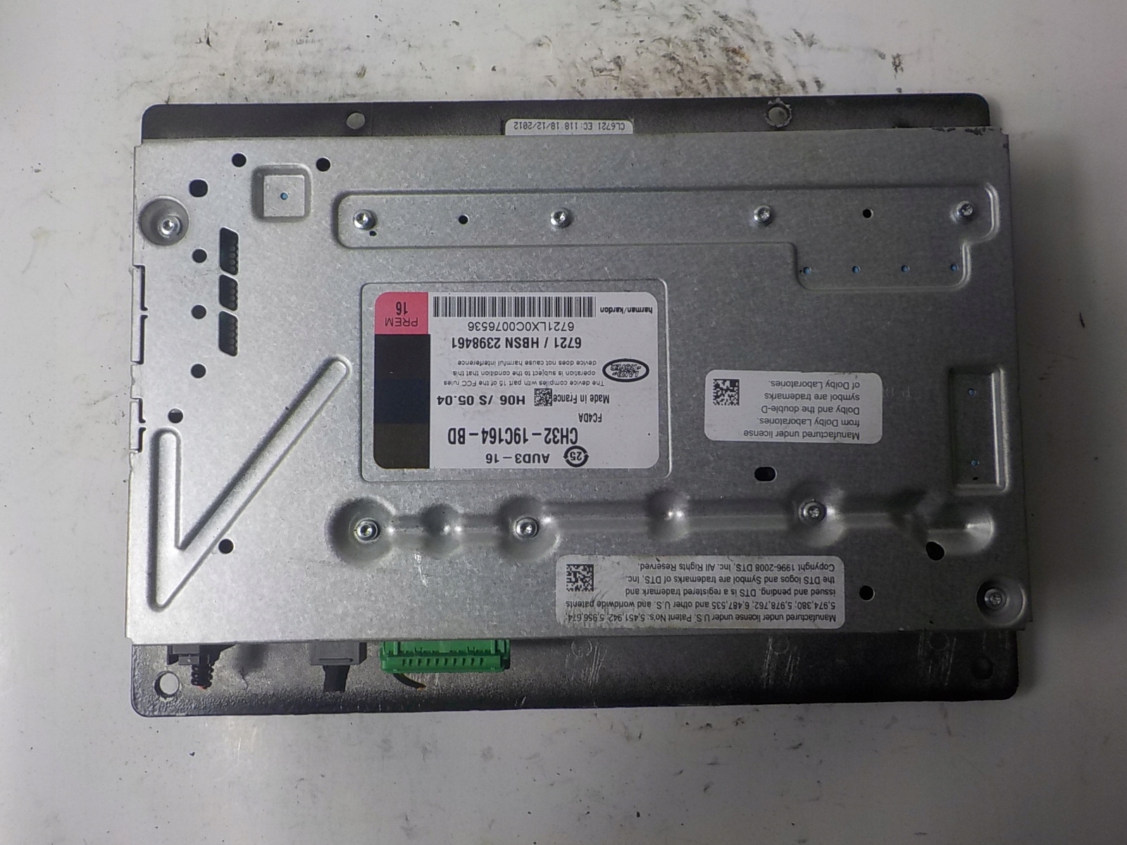 LAND ROVER amplifier CH32-19C164-BD 2398461