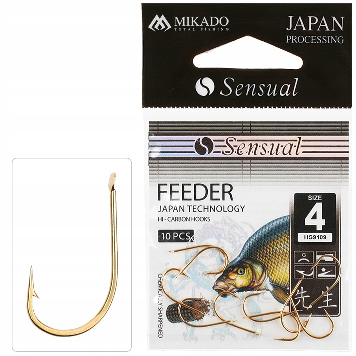 Mikado Haczyk Sensual Feeder nr 6g Dla Wędkarza 10szt Zadzior Spławik Grunt