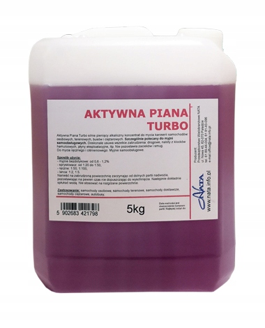 

Turbo Aktywna Piana 5kg do pianownicy Karcher