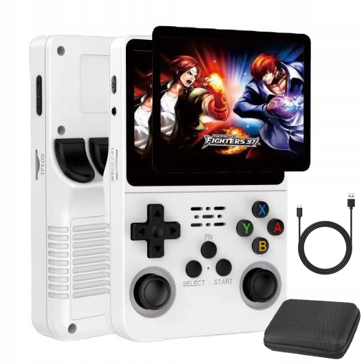Retro Przenośna Konsola Do Gier Wideo Ekran Ips 3,5 Cala 32 Gb Karta Tf 128 Gb