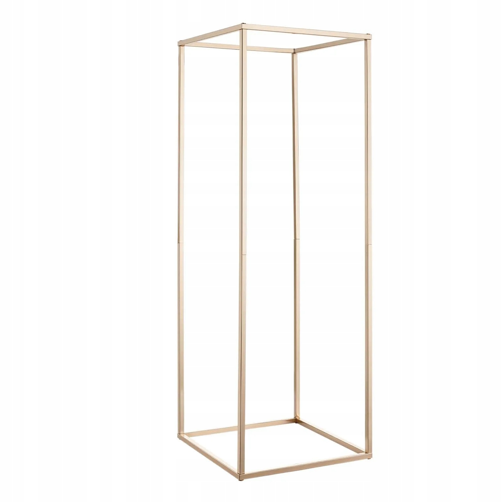 Květinový svatební stojan zlatý 280 x 280 x 800 mm premium 10 ks sada