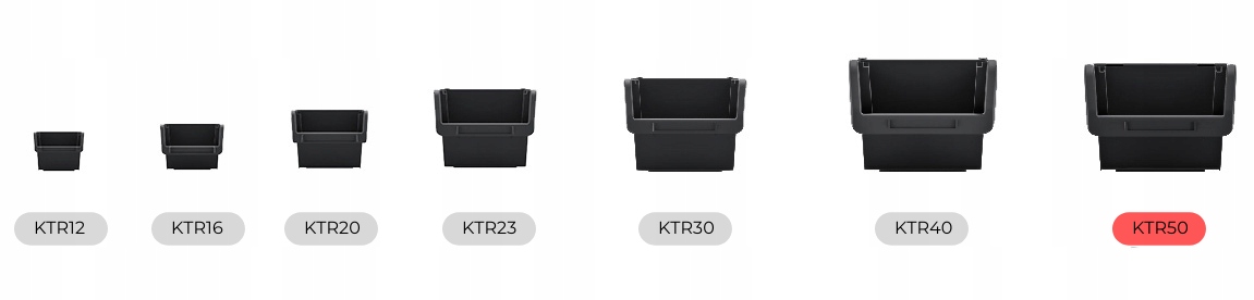 6x Pojemnik magazynowy KTR50 Kuweta warsztatowa Kod producenta KTR50-3020