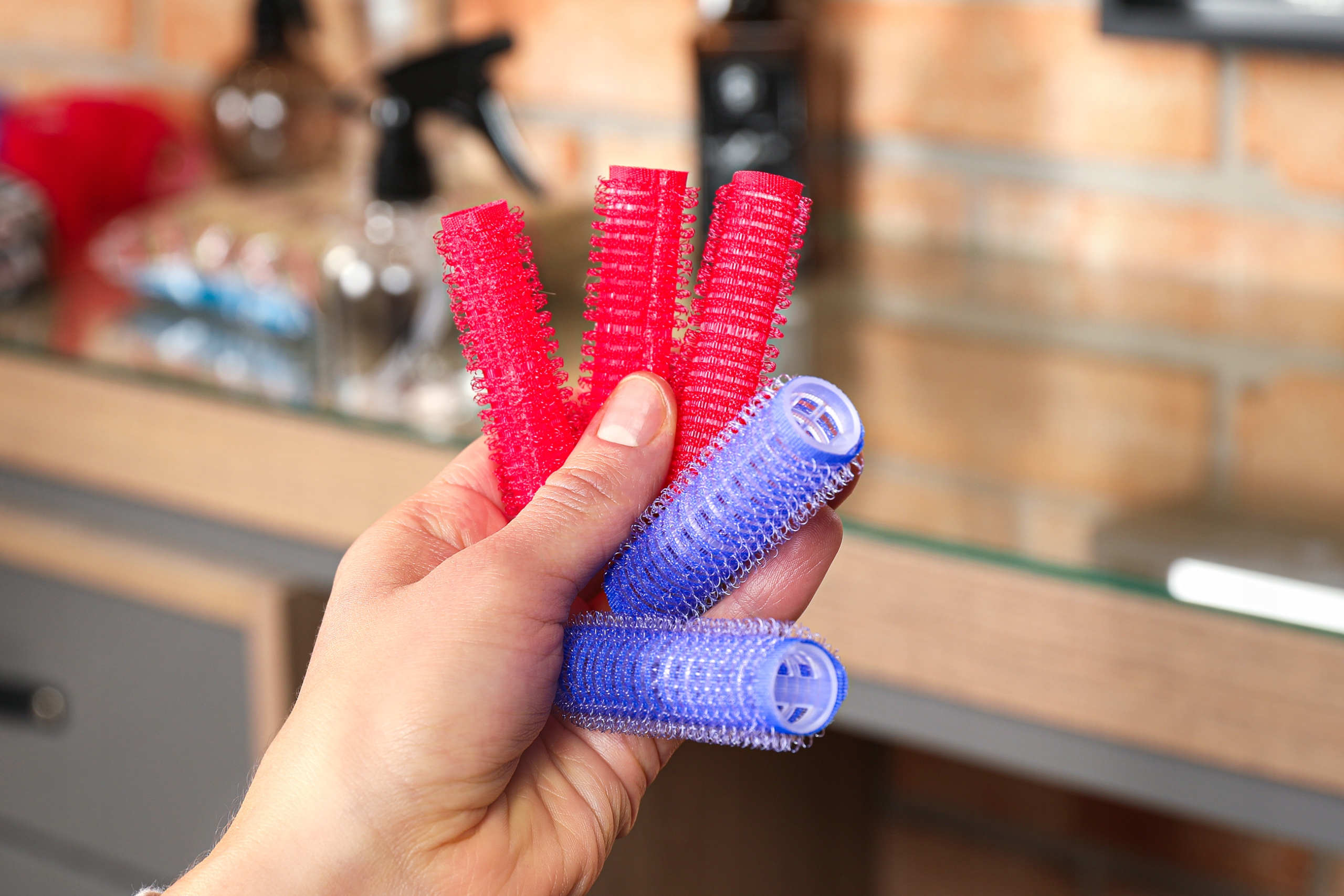 Wałki Do Włosów Rzepy Rzepowe SAMOUTRZYMUJĄCE 36mm 12szt Poniks Marka Ponik's