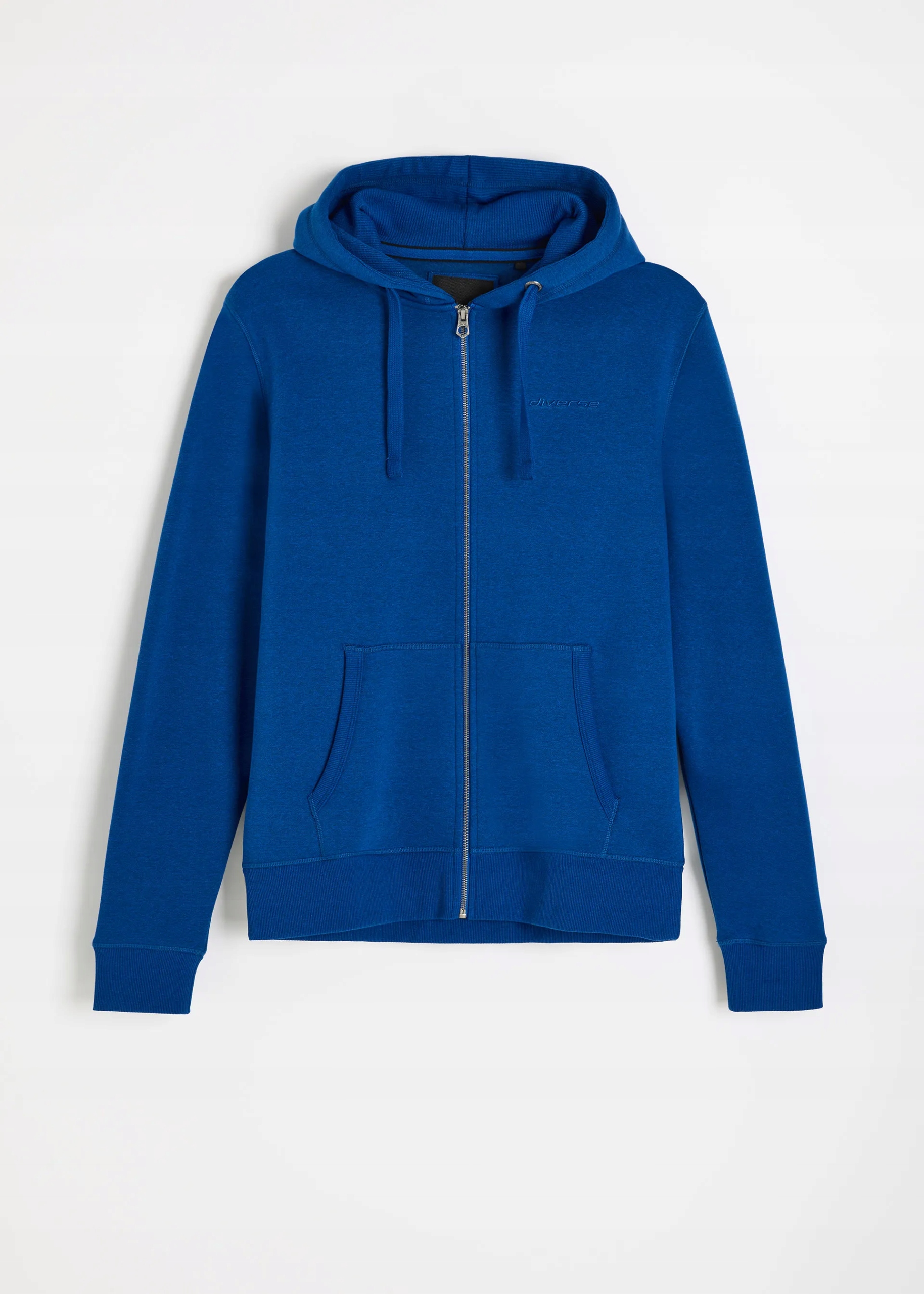 Bluza męska rozpinana z kapturem Diverse Lonos 262 Niebieski Melanż M