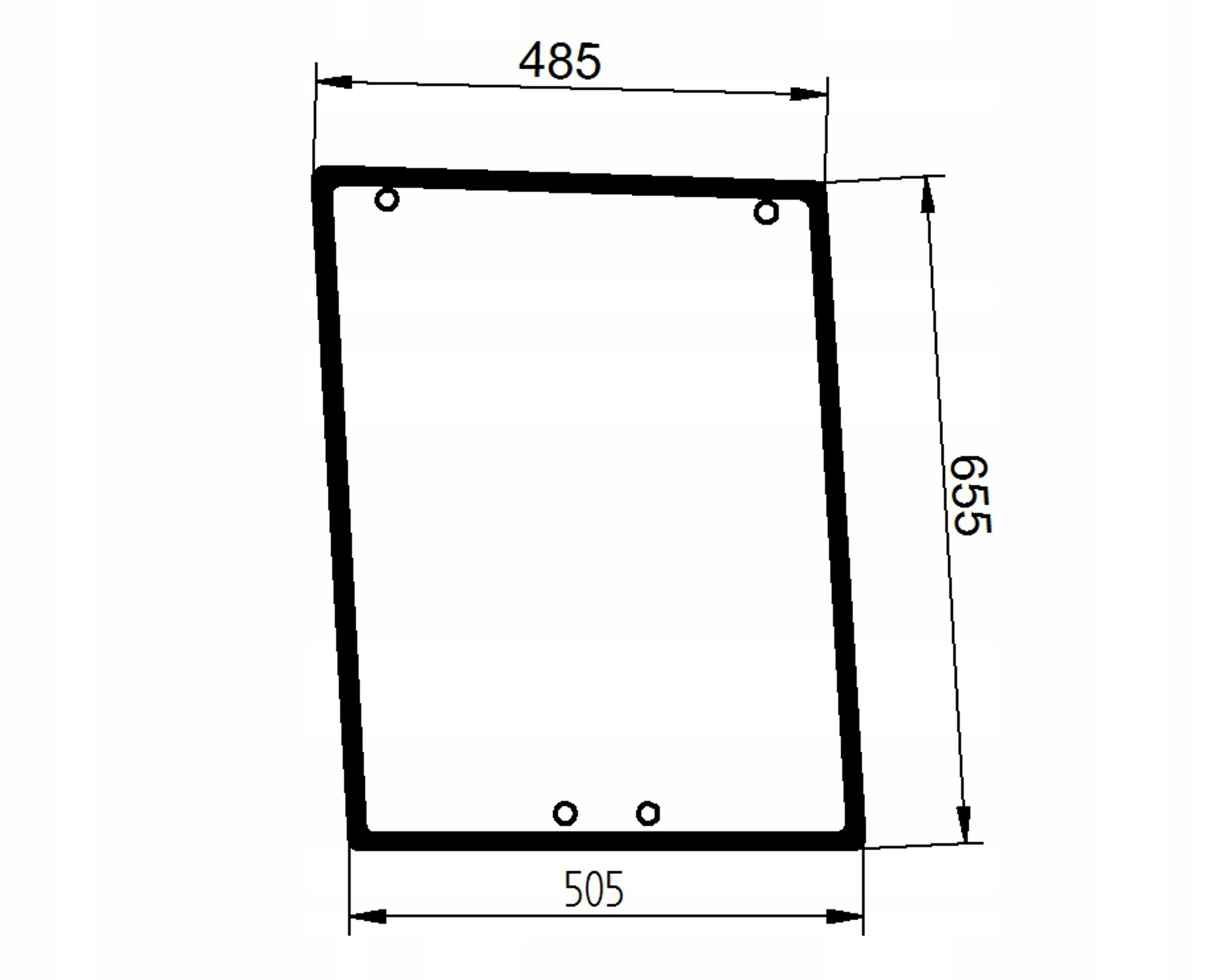 sklo Valtra T, Tc, Tch, XM M X 6000-8000 boční L