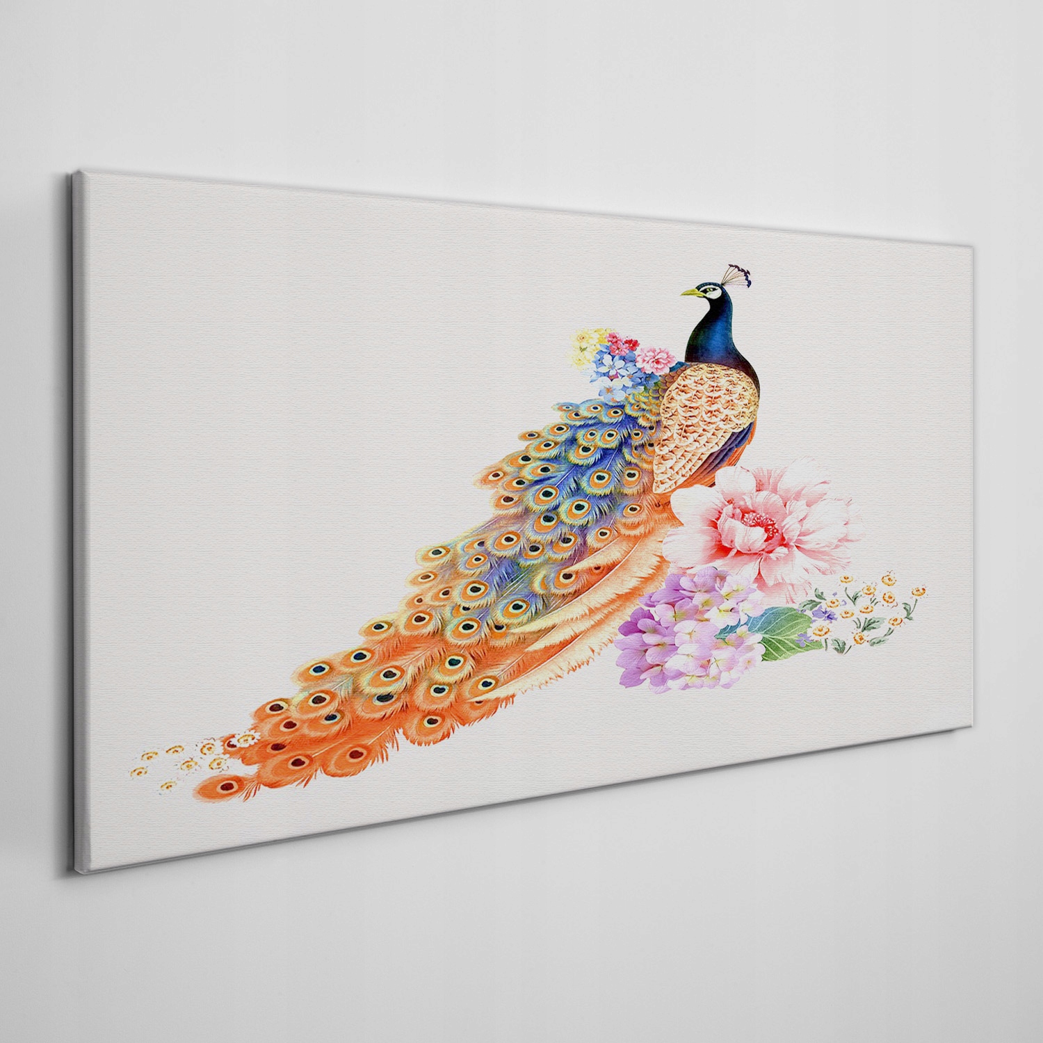 

Obraz na płótnie na ramie Zwierzę paw 140x70 cm