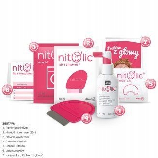 

Pipi Nitolic przeciw wszawicy Zestaw 50 ml Wszy