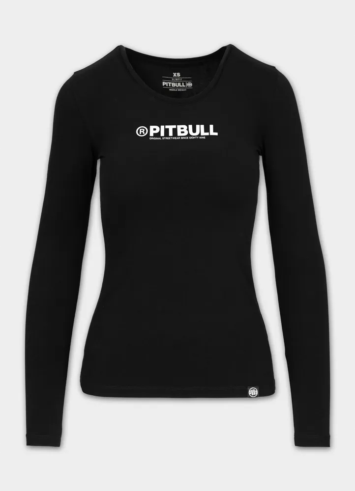 Damski Longsleeve Pitbull dopasowana bawełniana bluzka Slim Fit Pitbull R