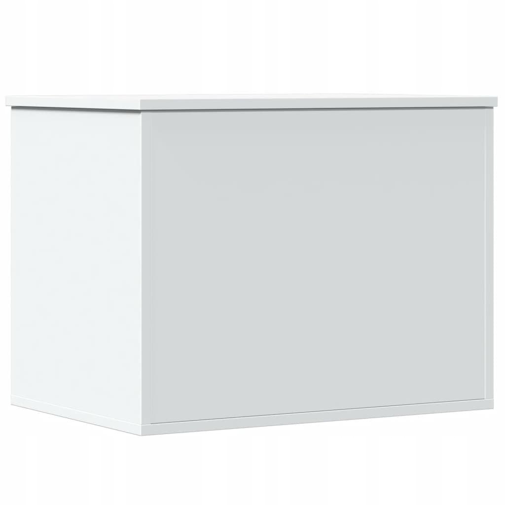 VidaXL Skrzynia, biała, 60x42x46 cm, materiał drewnopochodny Szerokość mebla 1 cm