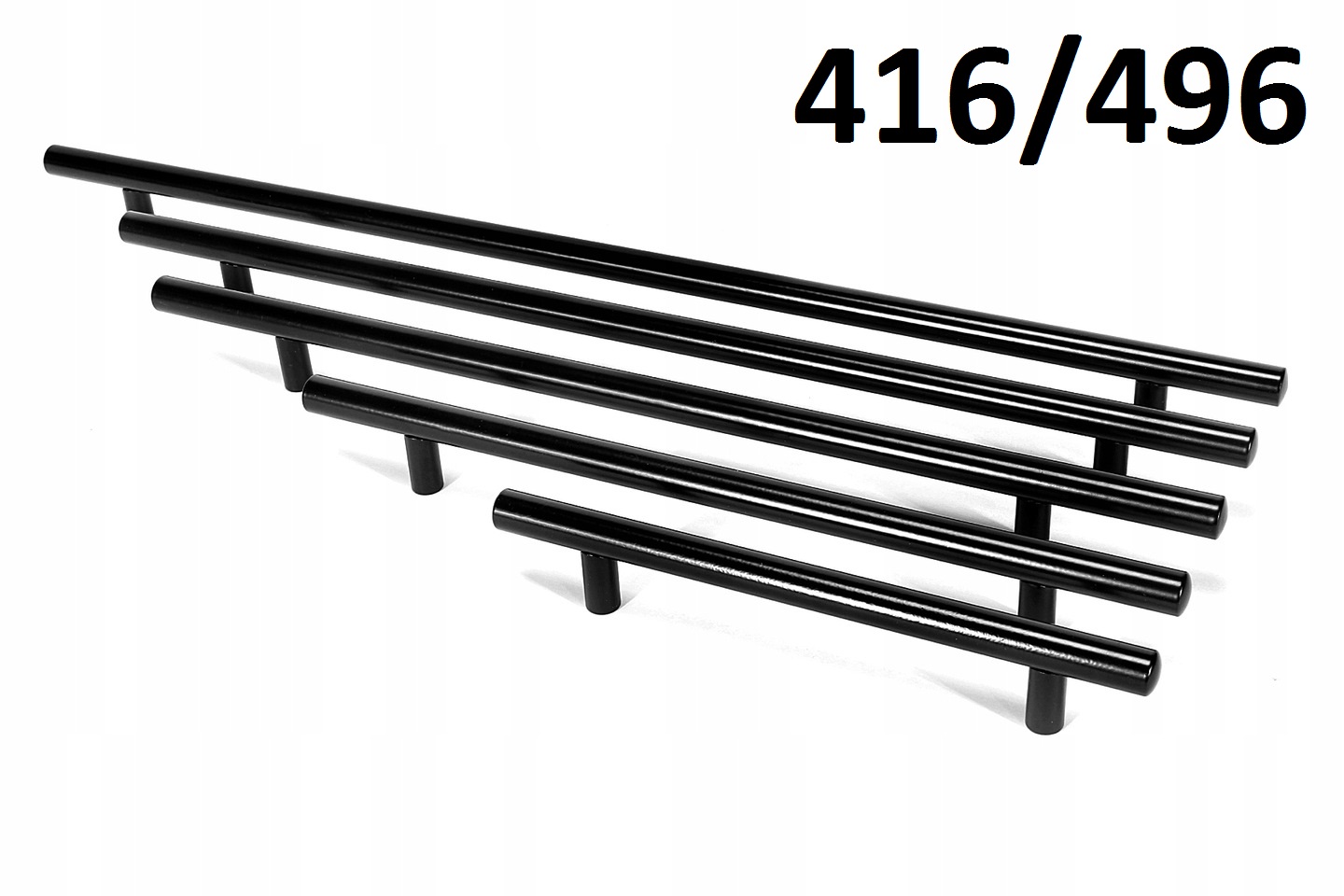 

Uchwyt meblowy reling czarny mat 416/496 PIONAT1