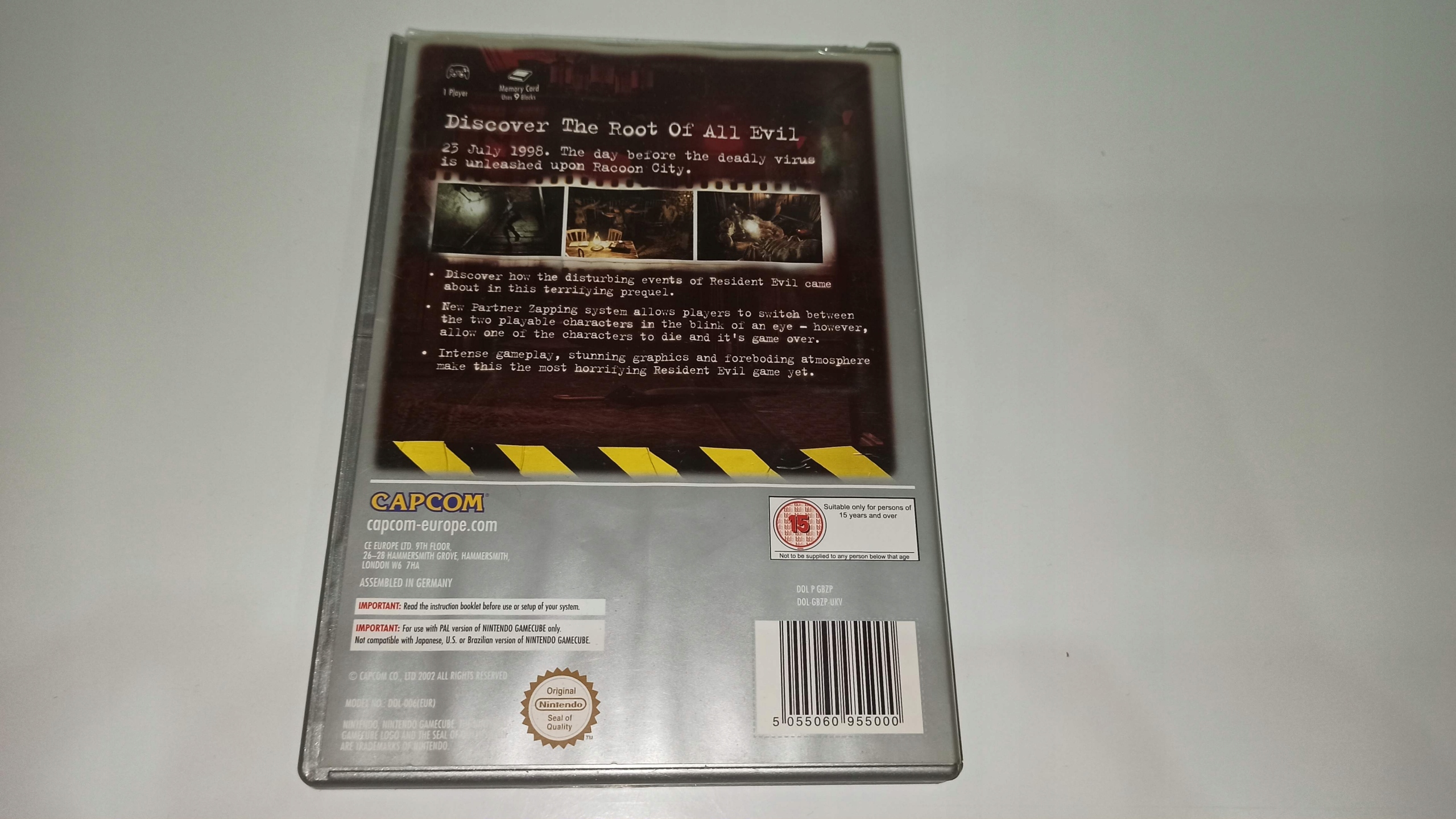 RESIDENT EVIL ZERO horror i akcja dwie płyty wersja PAL Producent Capcom