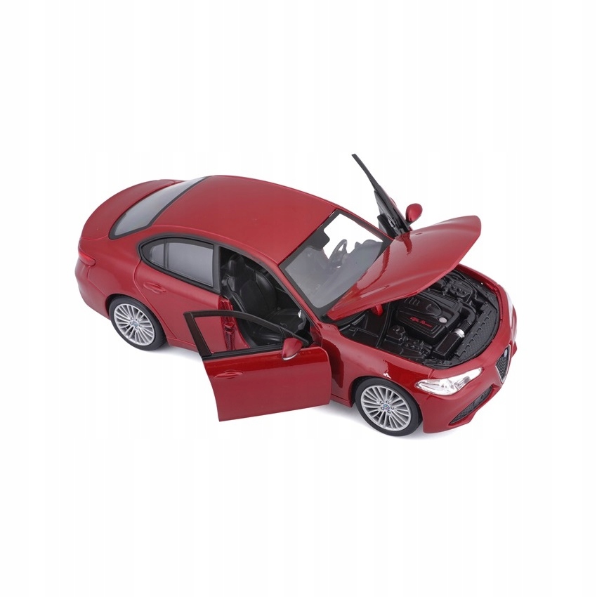 Alfa Romeo Giulia 1:24 model Bburago 18-21080 Materiał plastik