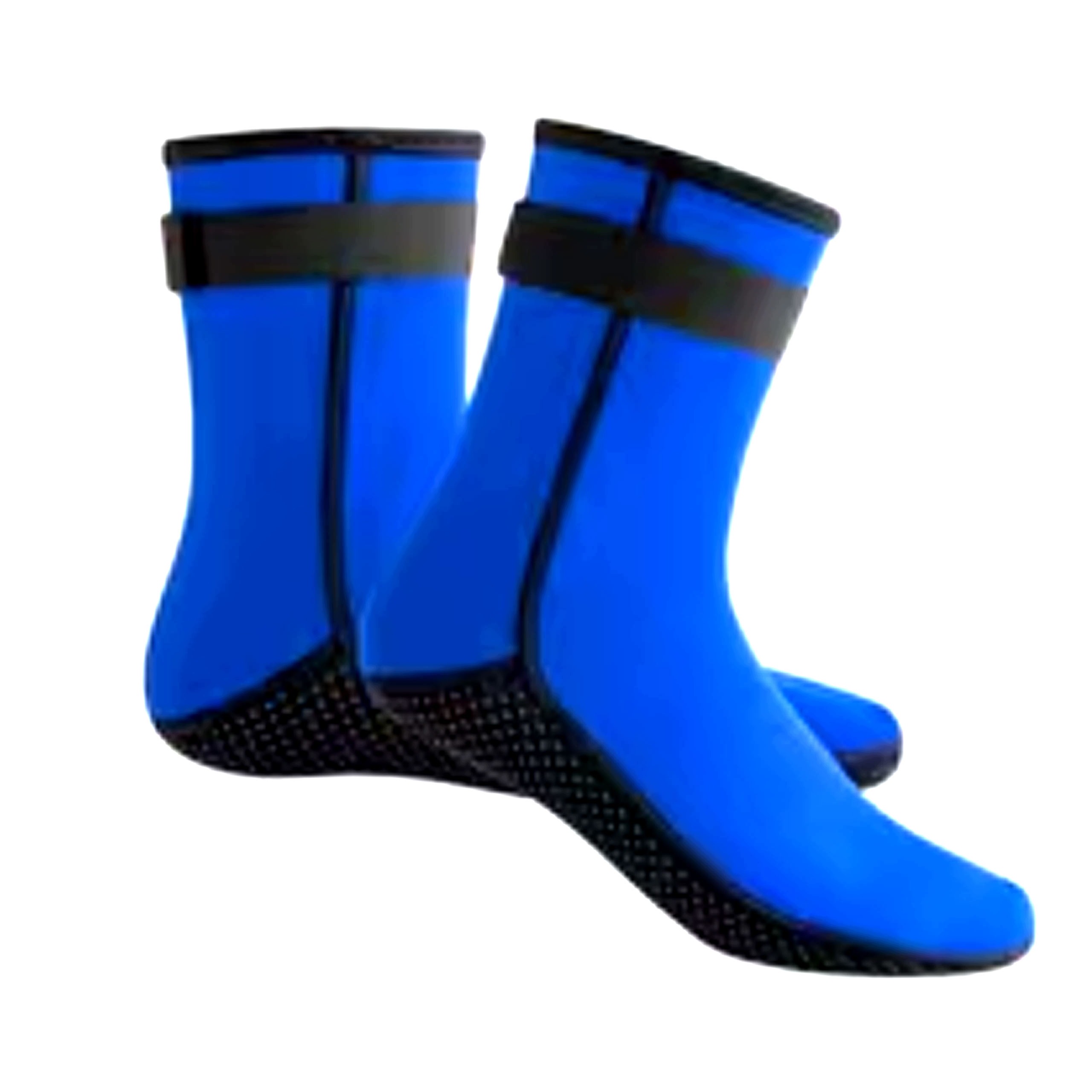 Skarpety neoprenowe 3mm do morsowania z paskiem roz. S 36 37 niebieskie