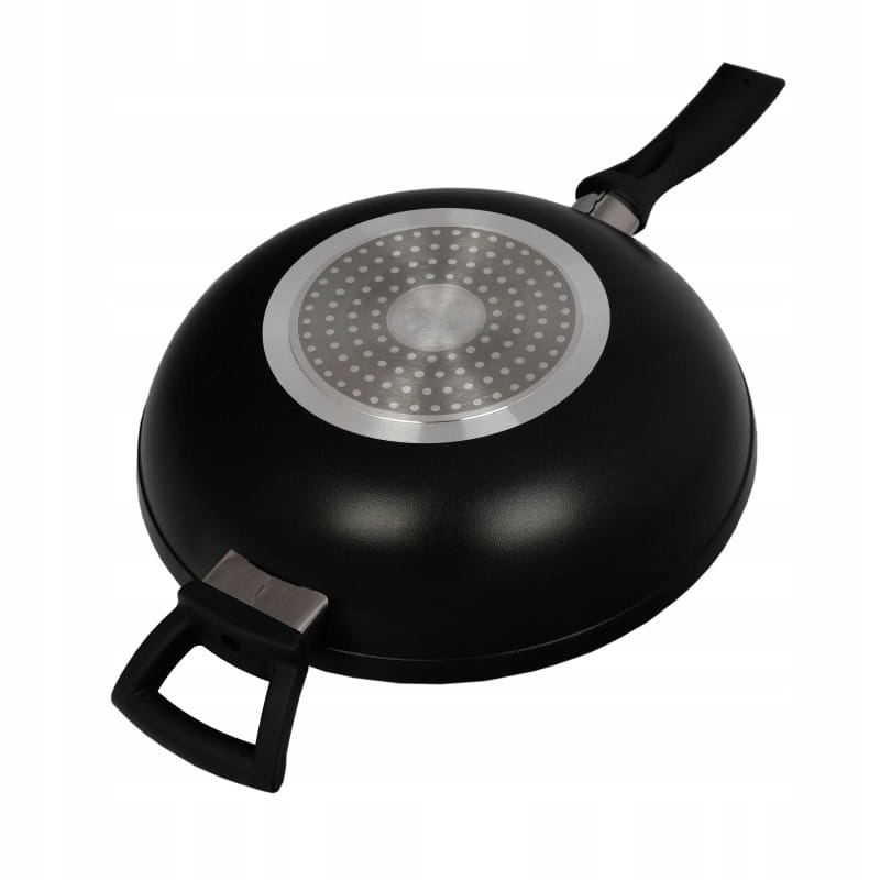 Patelnia Wok Salto 28cm + Pokrywa Powłoka Greblon Średnica 28 cm