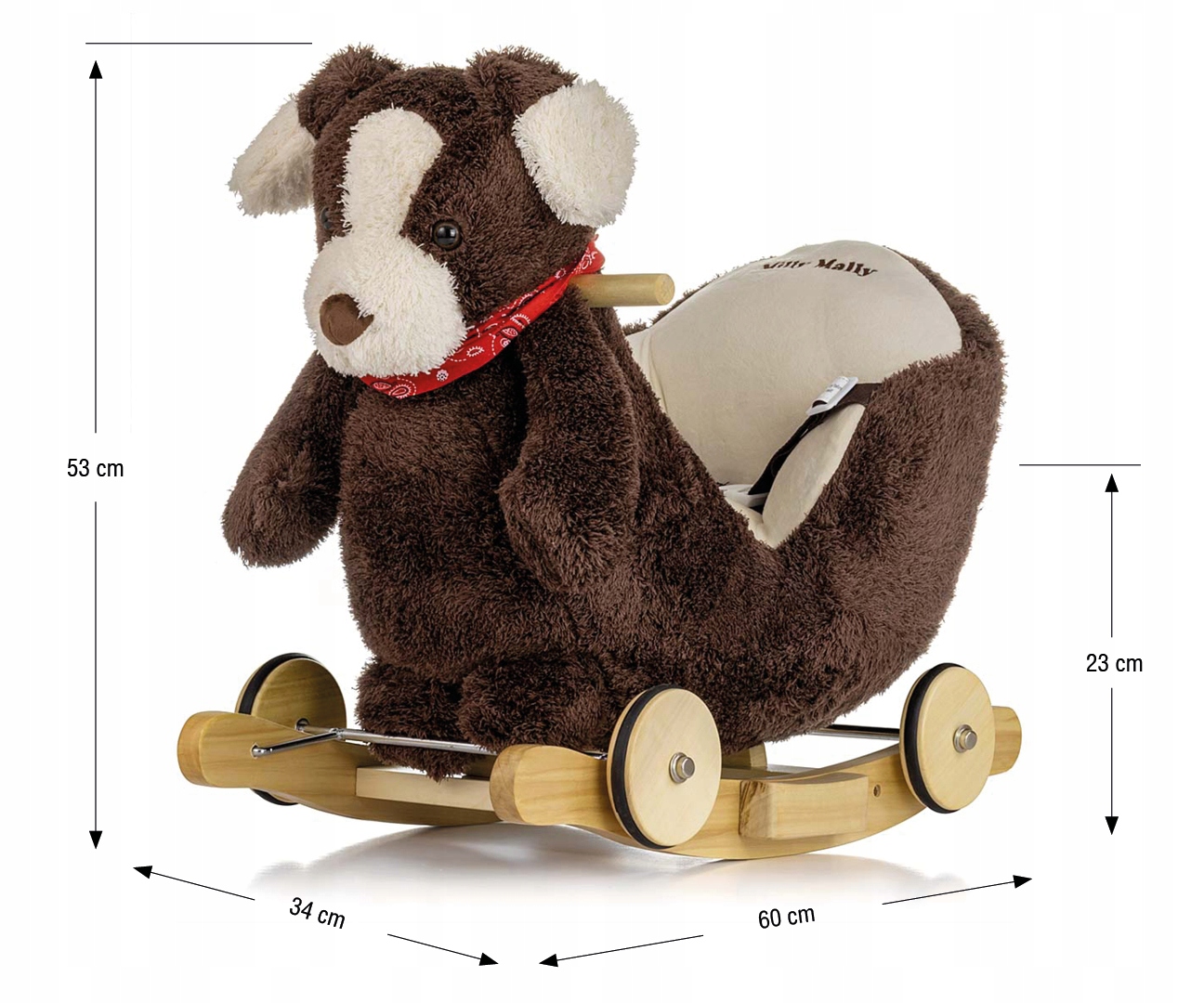 Piesek Polly Plus - Brown Dog Wiek dziecka 12 m +