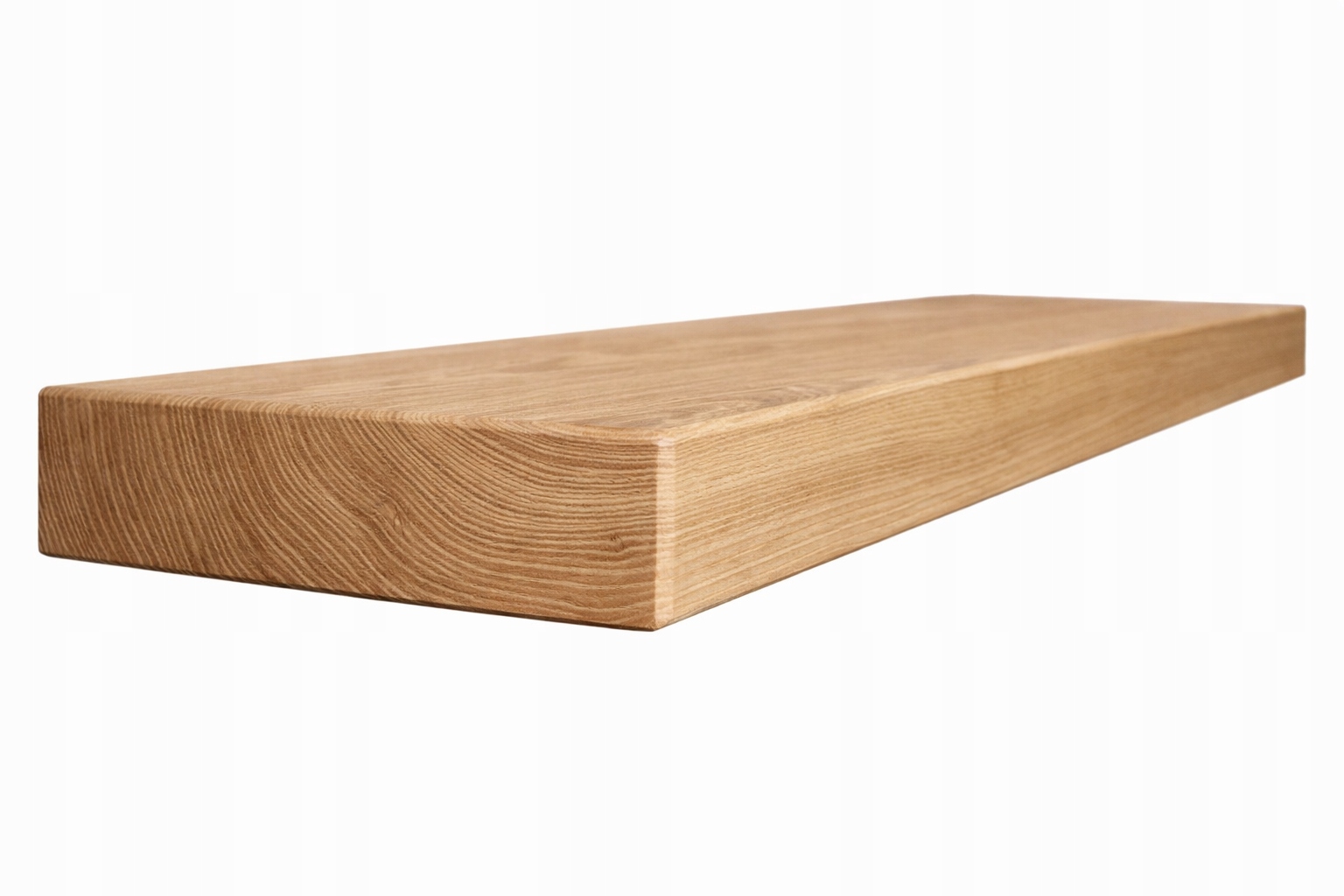 Dębowa półka ścienna z ukrytym mocowaniem 40 cm