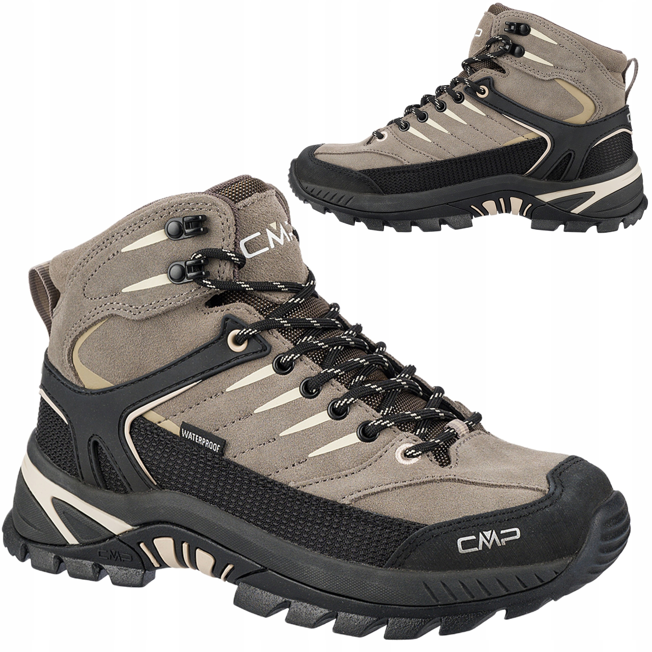 Dámské Trekové Boty Cmp Rigel 2.0 Kůže Vysoké Pohodlné Voděodolné 40